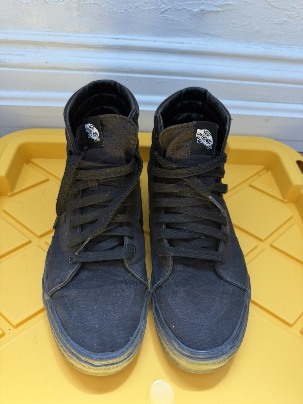 Vans Black High-Top Canvas Skate Sneakers